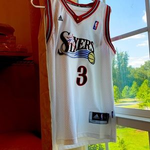 Allen Iverson Adidas Youth Large NBA Jersey 76ers🔥